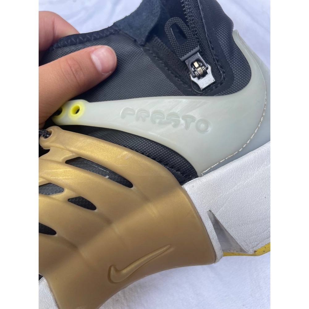 Nike Air Presto Mid Utility Black Metallic Gold Mens 12 859524-002 Techwear - Picture 5 of 8
